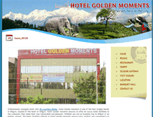 Tablet Screenshot of hotelgoldenmoments.com